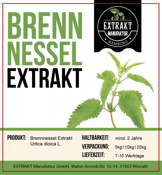 Label_Extrakt Manufaktur_Bulkware_Brennnessel