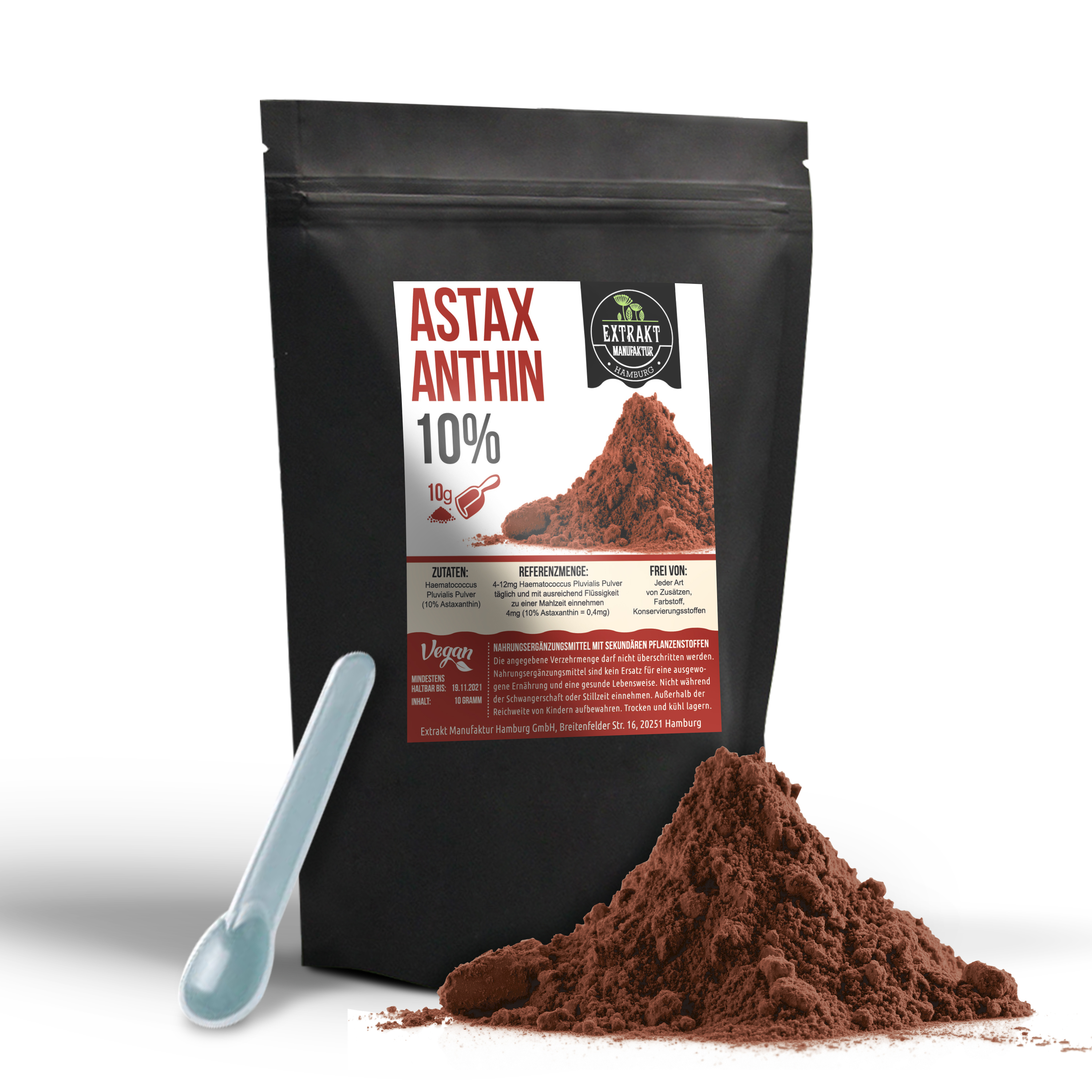 ASTAXANTHIN Pulver│im Online Fachhandel kaufen Extrakt Manufaktur