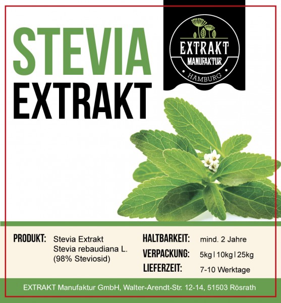 Label_Extrakt Manufaktur_Bulkware_Stevia